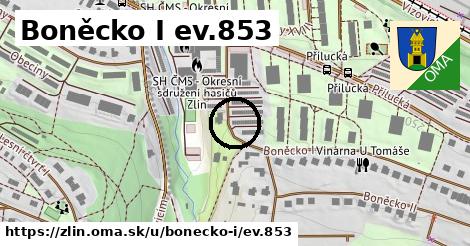 Boněcko I ev.853, Zlín
