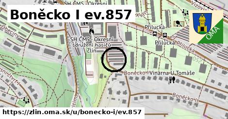 Boněcko I ev.857, Zlín