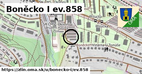 Boněcko I ev.858, Zlín