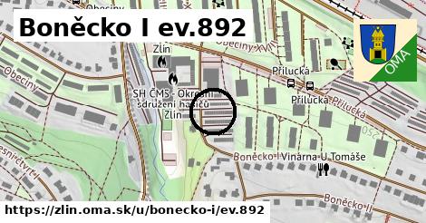 Boněcko I ev.892, Zlín