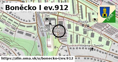 Boněcko I ev.912, Zlín