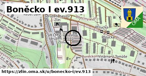 Boněcko I ev.913, Zlín