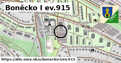 Boněcko I ev.915, Zlín