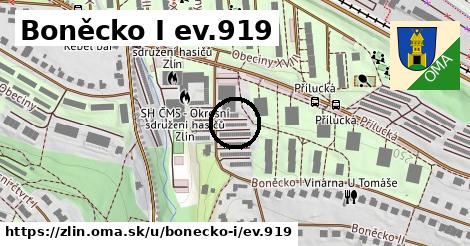 Boněcko I ev.919, Zlín