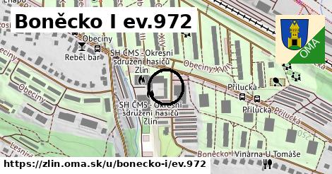 Boněcko I ev.972, Zlín