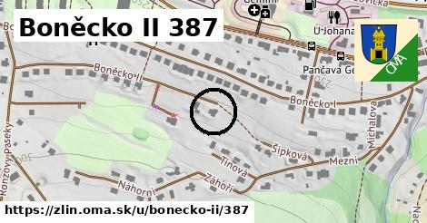 Boněcko II 387, Zlín