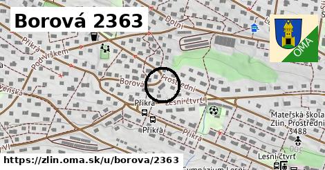 Borová 2363, Zlín