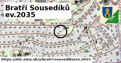 Bratří Sousedíků ev.2035, Zlín