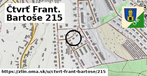 Čtvrť Frant. Bartoše 215, Zlín