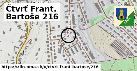 Čtvrť Frant. Bartoše 216, Zlín