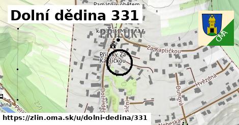 Dolní dědina 331, Zlín