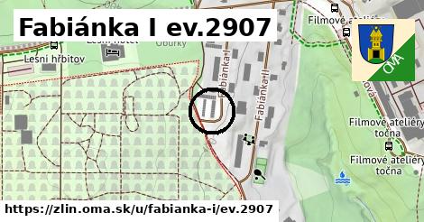 Fabiánka I ev.2907, Zlín