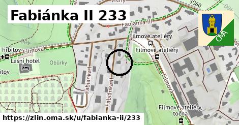 Fabiánka II 233, Zlín