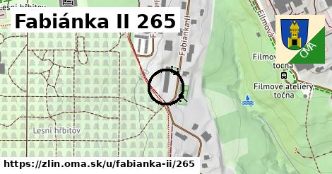 Fabiánka II 265, Zlín