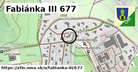 Fabiánka III 677, Zlín