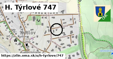 H. Týrlové 747, Zlín