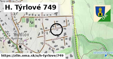 H. Týrlové 749, Zlín