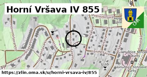 Horní Vršava IV 855, Zlín