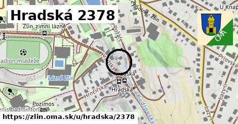 Hradská 2378, Zlín