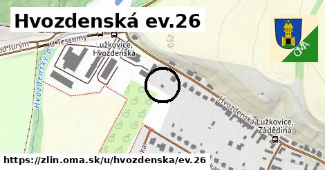 Hvozdenská ev.26, Zlín