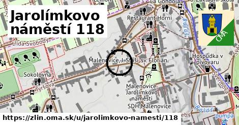 Jarolímkovo náměstí 118, Zlín