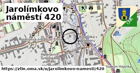 Jarolímkovo náměstí 420, Zlín