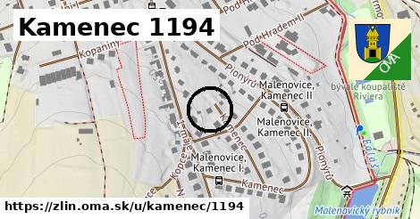 Kamenec 1194, Zlín