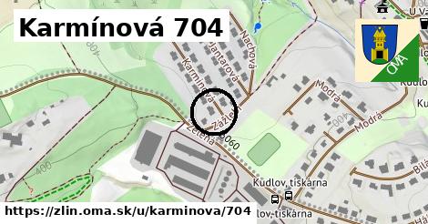 Karmínová 704, Zlín