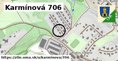 Karmínová 706, Zlín