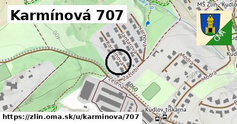 Karmínová 707, Zlín