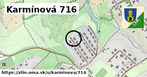 Karmínová 716, Zlín