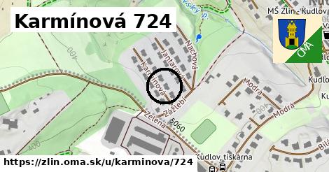 Karmínová 724, Zlín