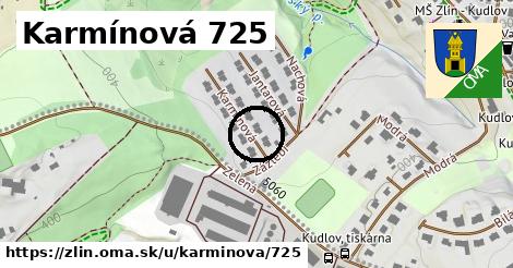 Karmínová 725, Zlín