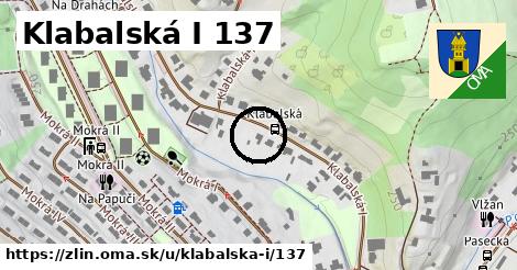 Klabalská I 137, Zlín