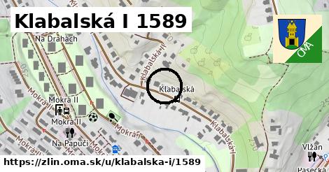 Klabalská I 1589, Zlín