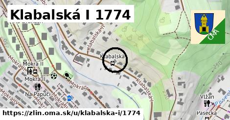 Klabalská I 1774, Zlín