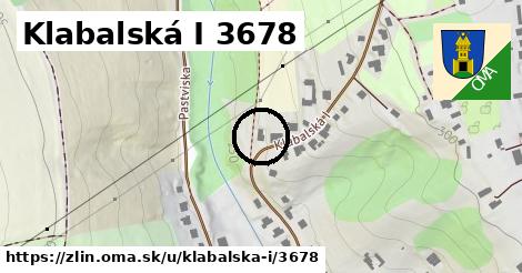 Klabalská I 3678, Zlín