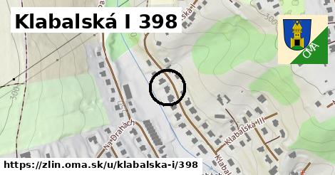 Klabalská I 398, Zlín