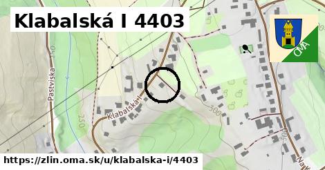 Klabalská I 4403, Zlín