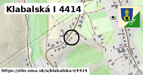 Klabalská I 4414, Zlín