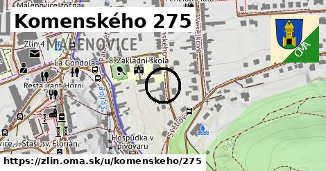 Komenského 275, Zlín