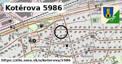 Kotěrova 5986, Zlín