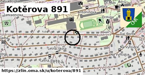 Kotěrova 891, Zlín