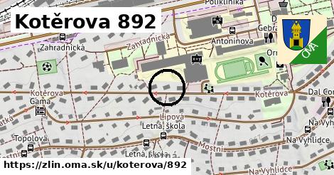 Kotěrova 892, Zlín