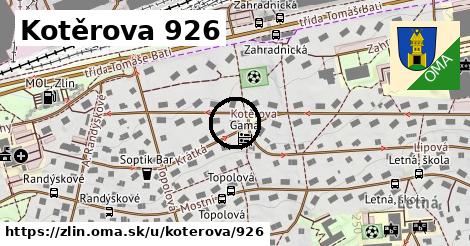 Kotěrova 926, Zlín