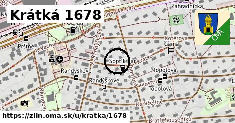 Krátká 1678, Zlín