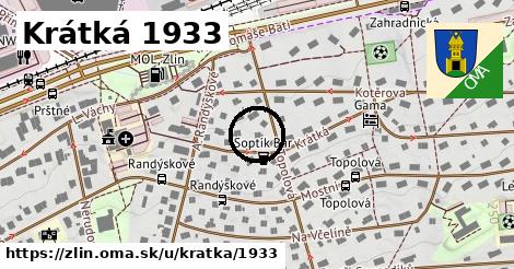 Krátká 1933, Zlín