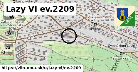 Lazy VI ev.2209, Zlín