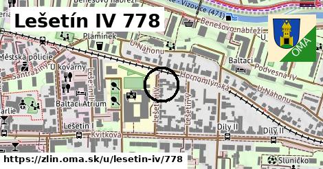 Lešetín IV 778, Zlín