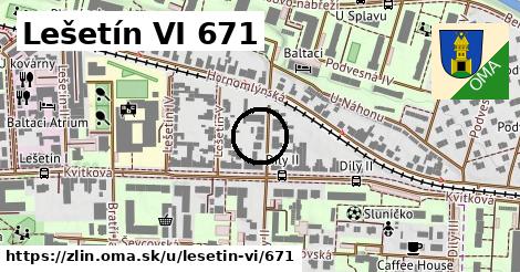 Lešetín VI 671, Zlín